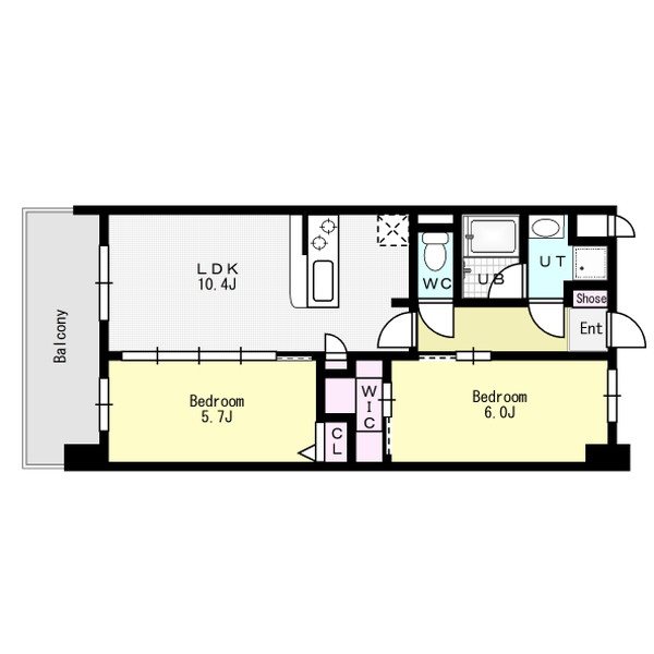 S-RESIDENCE博多駅南afford 間取り