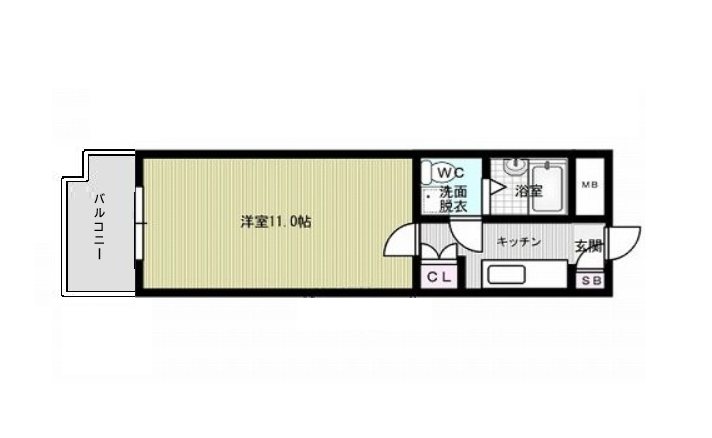 リュージュ飯倉～ネット無料～ 間取り