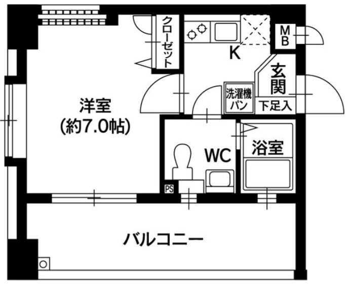 グランクリュー西新 間取り