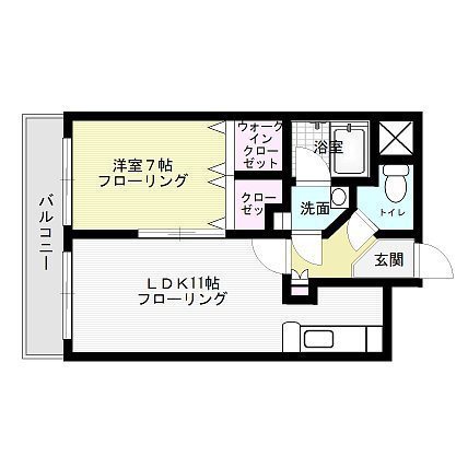 クリエート博多駅前 間取り