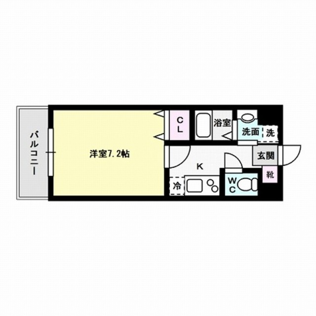 レジディア博多Ⅱ 間取り