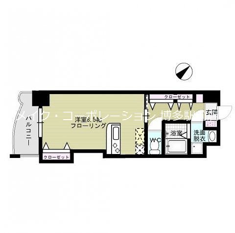 ロイヤルリバービュー  間取り