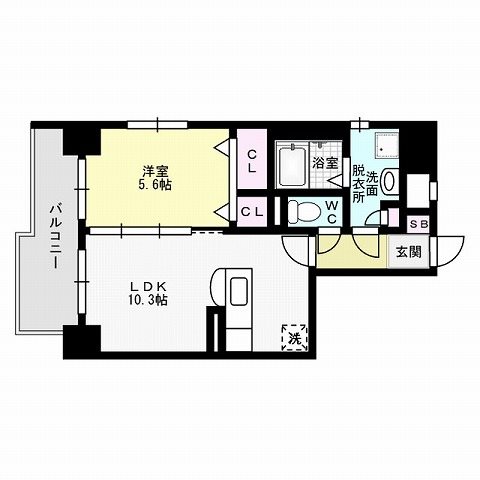 サンフェリーチェ博多駅南 間取り