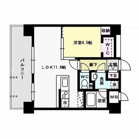 ネストピア博多グランドステージ  間取り