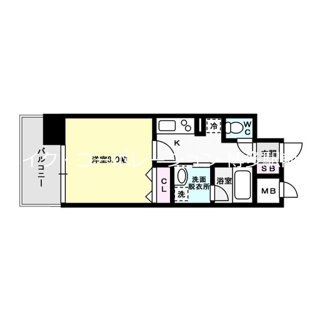ラフレシーサ博多駅南Ⅳ 間取り
