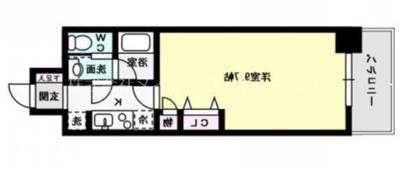 ドミール西新～ネット無料～ 間取り