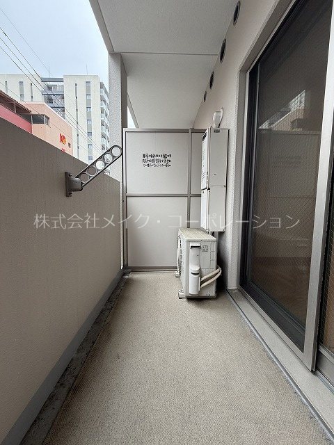 ベランダ ドミール西新~ネット無料~ ベランダ