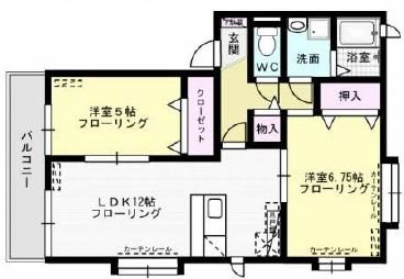 Ｔ＆Ｍ東雲Ⅱ 202号室 間取り