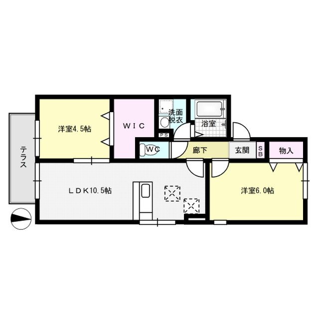 リベルテ若葉台 間取り図
