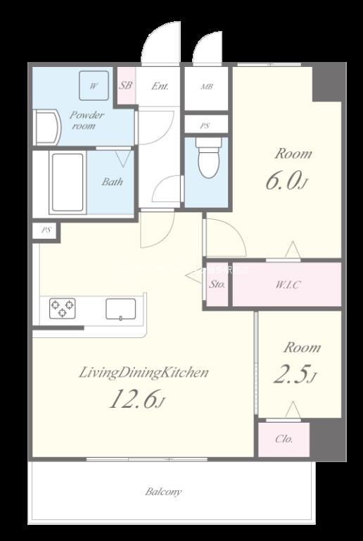 ニュークリエイト若久  間取り