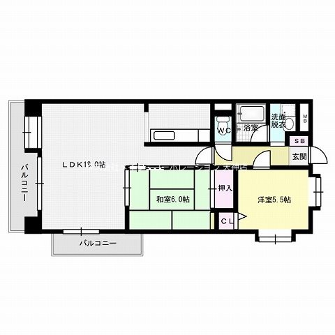 リファレンス箱崎 間取り