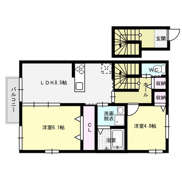 ビオラ ヒルズ 201号室 間取り