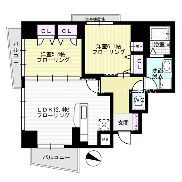 プレミール　ホサカ 間取り