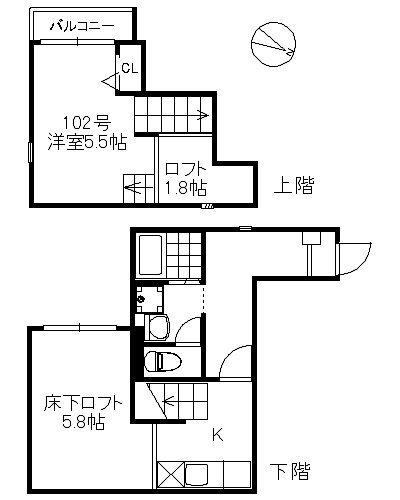 西新パークサイド 間取り