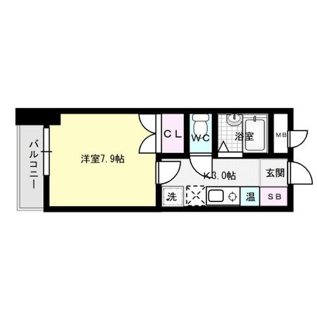 グランピアライフ宝町 210号室 間取り