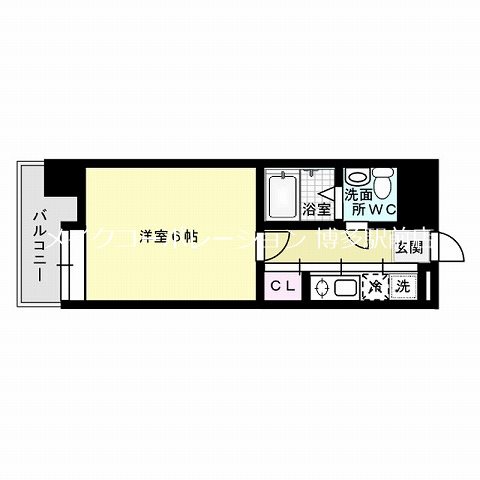 エステートモア博多駅南 間取り