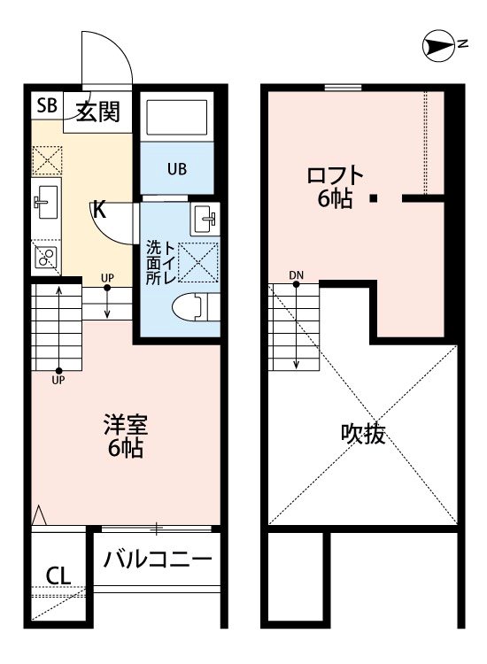 Fontana　姪浜 間取り