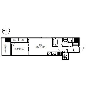 Modern Palazzo 姪浜North 間取り