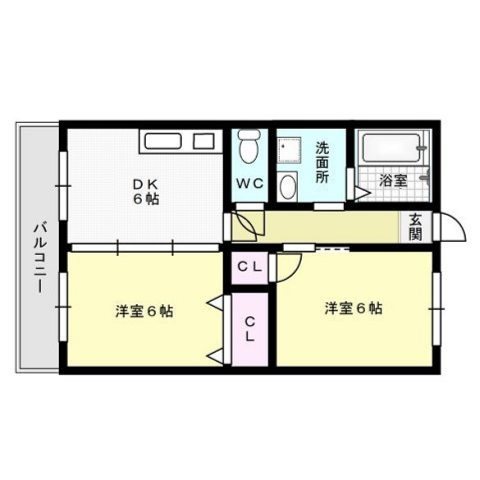 VEGA神松寺Ⅰ 間取り