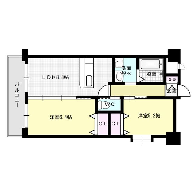 ラファセエスティーロ箱崎駅前 間取り