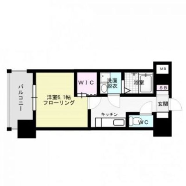 エンクレスト天神ＦＯＣＵＳ  間取り