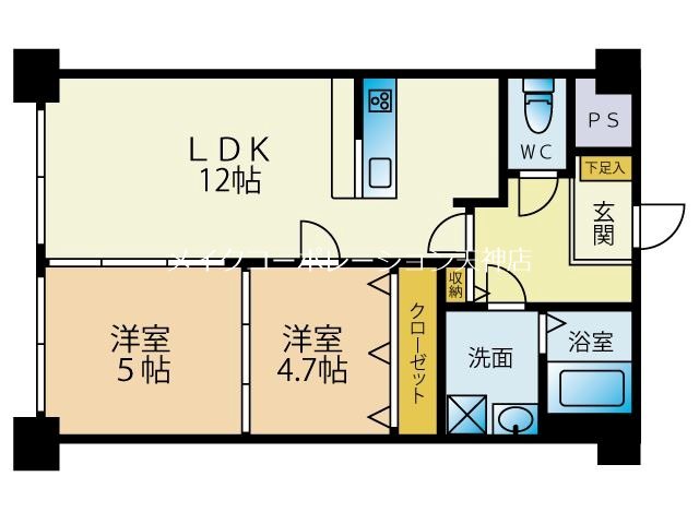 カワイアーバンビル 間取り