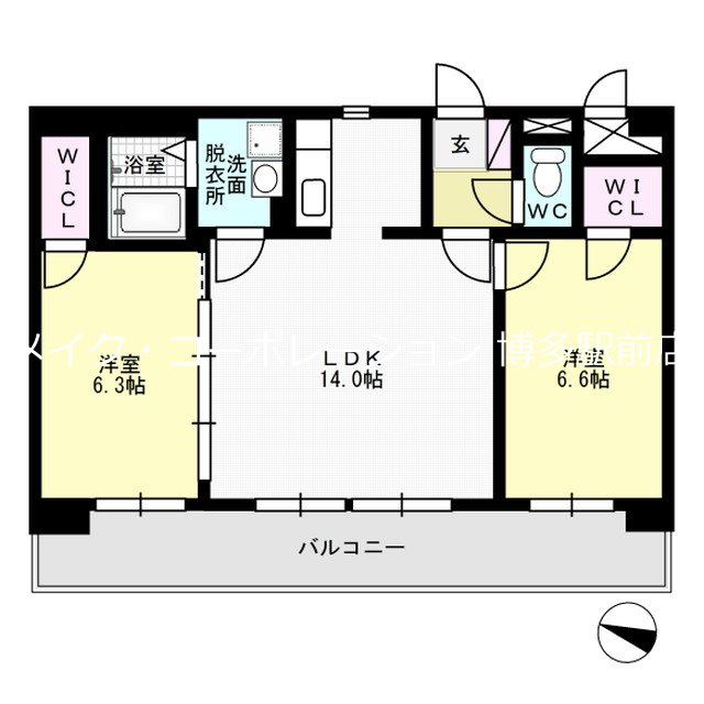 ロイヤルガーデン那珂 間取り
