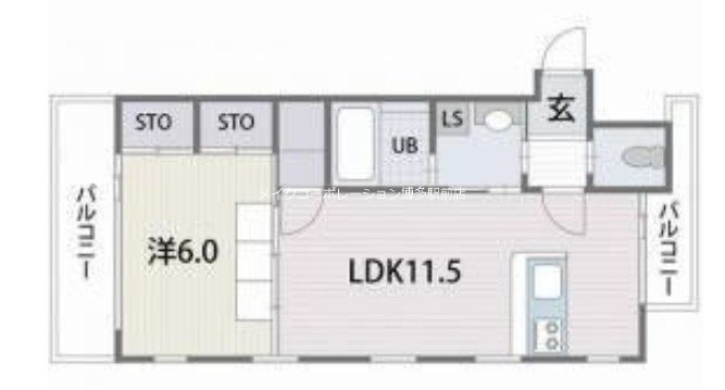 ラドゥーナ・ビルディング 間取り