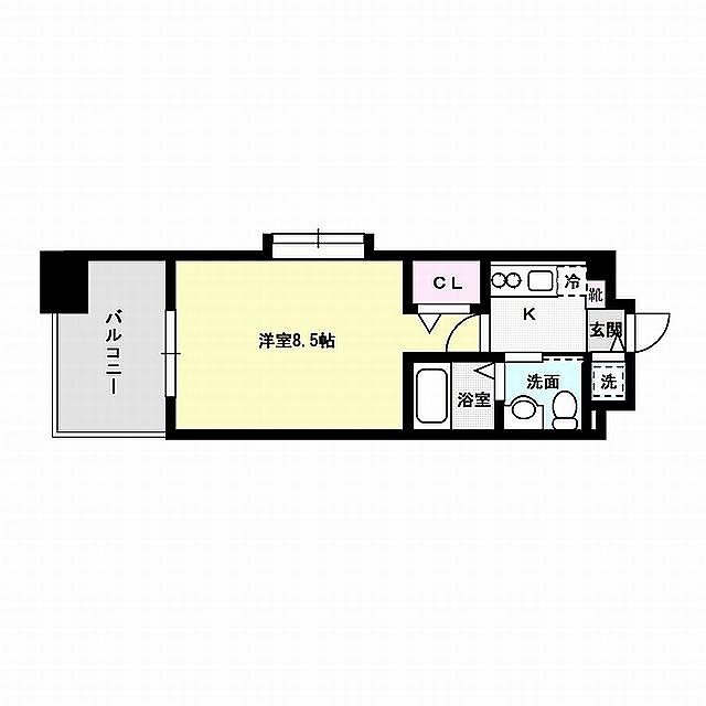 S-FORT福岡県庁前 間取り