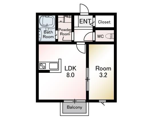 AMP es 春日 間取り図
