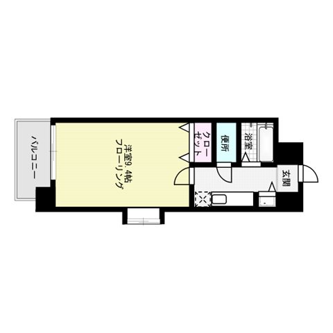 ピュア春日公園 803号室 間取り