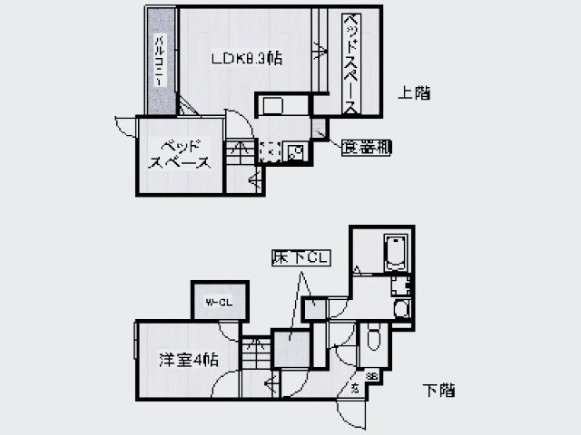 コンフォートベネフィスジオ博多東Ⅲ 間取り