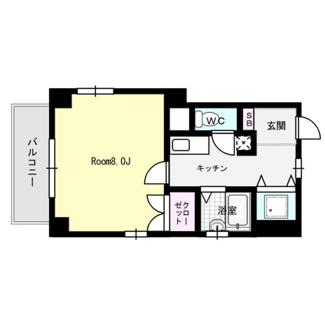 ヴァリエ南福岡 間取り図