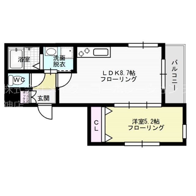 ラ・パール大濠公園 間取り