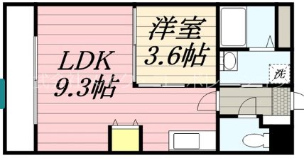 姪浜シルキーⅠ～ﾈｯﾄ無料～ 間取り