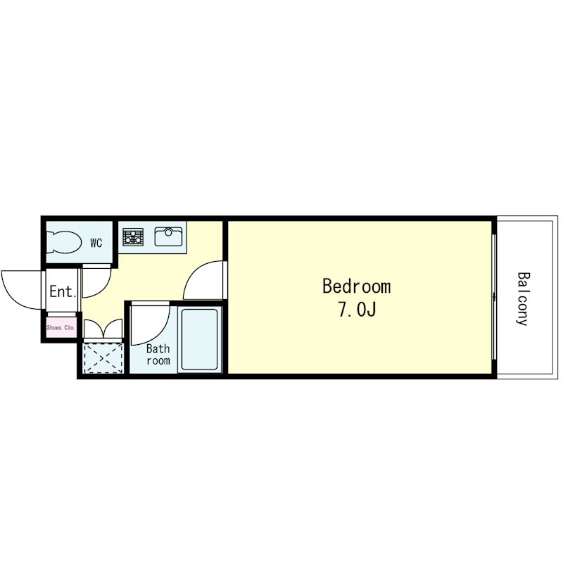ロマネスク南博多 間取り図