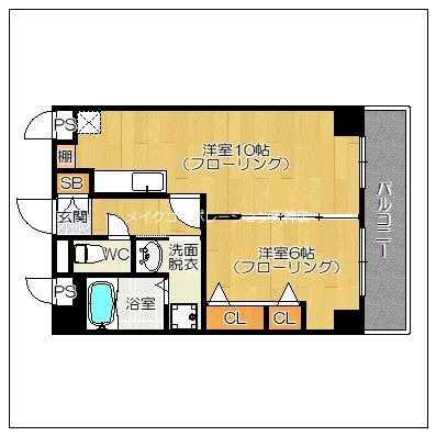 平尾弐番街ビル 間取り