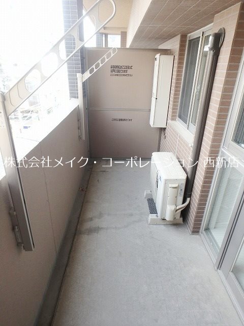 ネストピア西新～ネット無料～ ベランダ