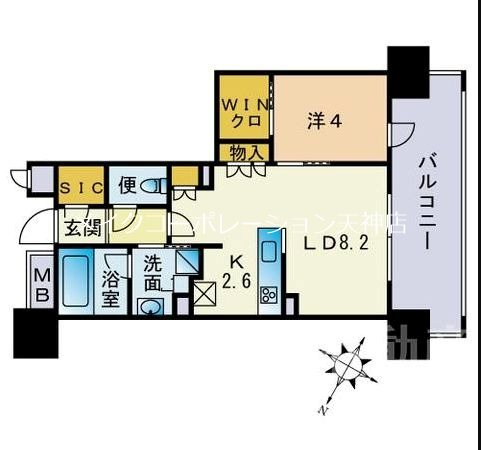 ザ・パークハウス大濠翠景 間取り