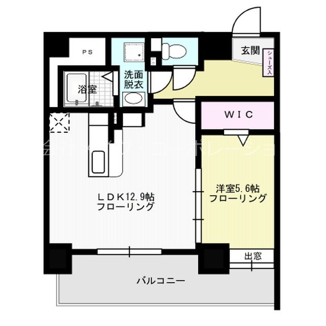 リバーサイド大濠 間取り