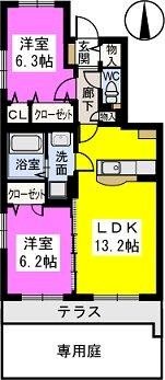 セピアコート弐番館 間取り
