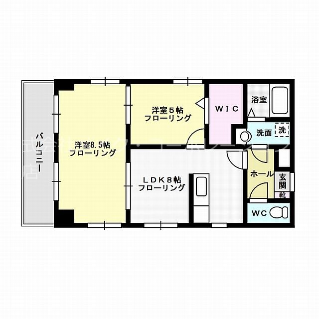 メルヴェイユー薬院 間取り