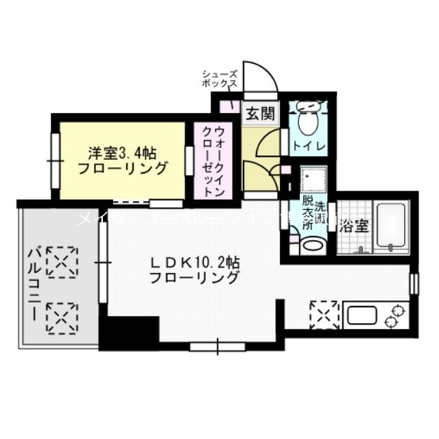 Trail大濠 間取り