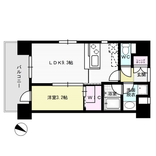 ネストピア薬院  間取り図