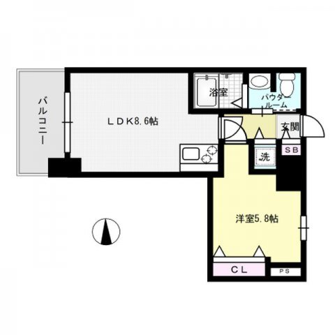 ステイツ姪浜駅前 間取り