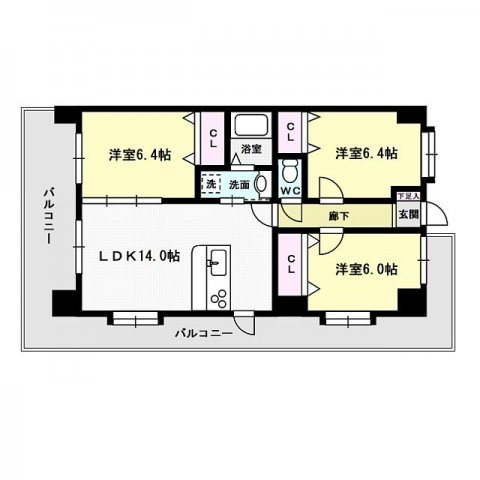 ルシオール次郎丸 間取り