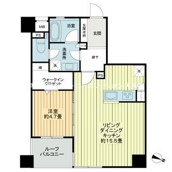 ライオンズ赤坂セントマークス 間取り