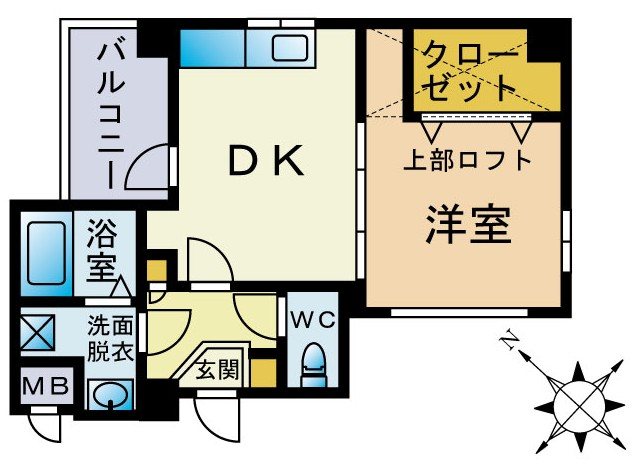 ピコロ六本松 間取り