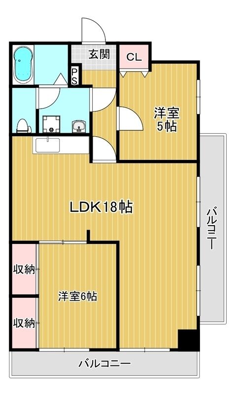 ST百道スイーツ 間取り