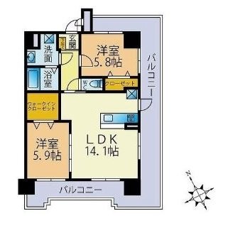 ヴィクトリア博多 間取り